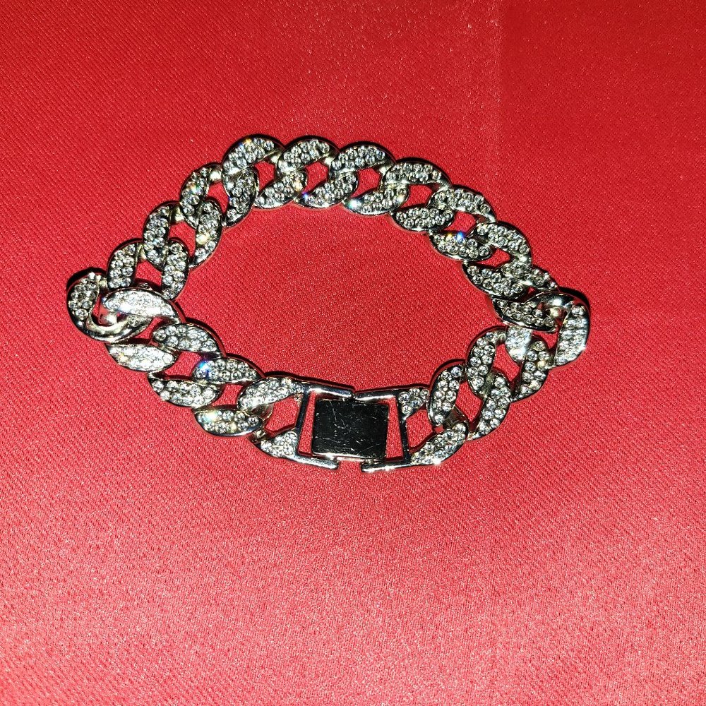 Blinged Out Link Bracelet